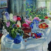 Alexander Makovsky Easter Table 1915-16